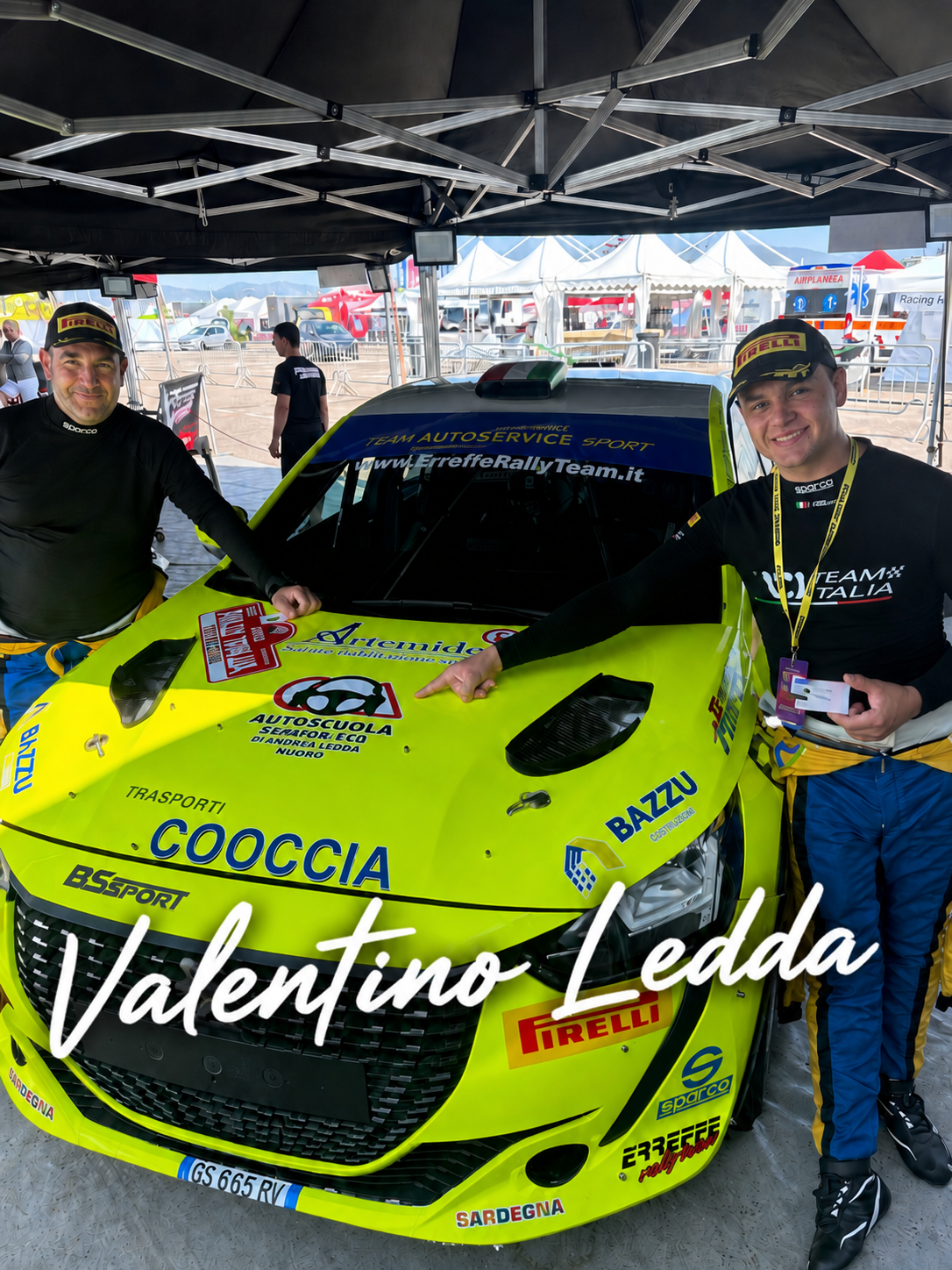 Autoscuola Sandalia presente nel mondo rally