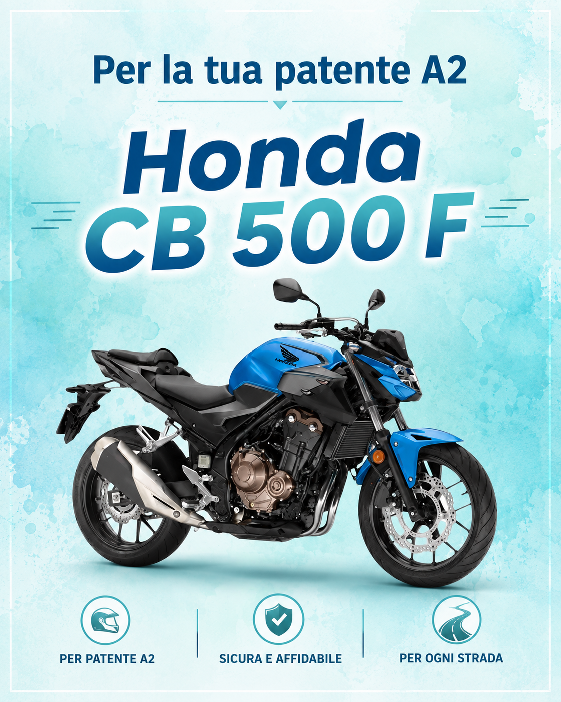 Honda CB 500 F per patente A2